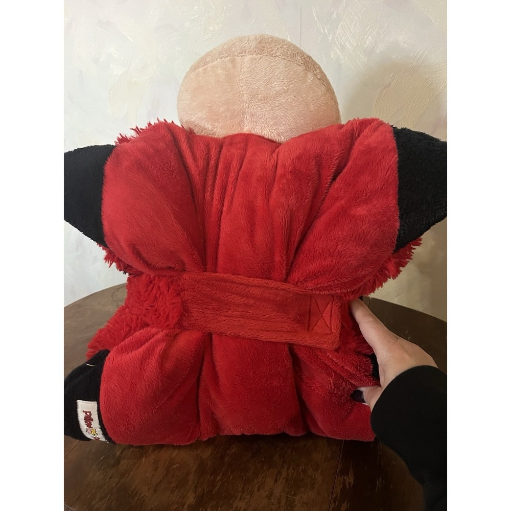 Pillow Pets Pee Wee Ladybug 12x8" Red Black MS Lady Bug Soft Stuffed Plush Y2K - Picture 4 of 7